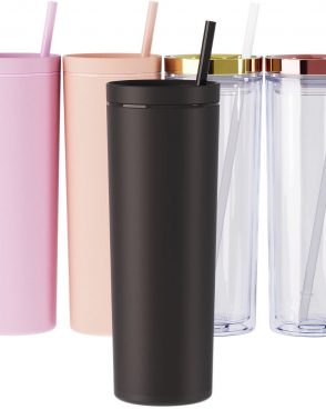 Personalized Skinny Tumbler 18oz Acrylic