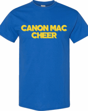 Canon-Mac 2025 Cheer Sponsor Shirt